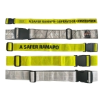 Reflective PVC Belt - White PVC Vinyl Reflective Safety Belt